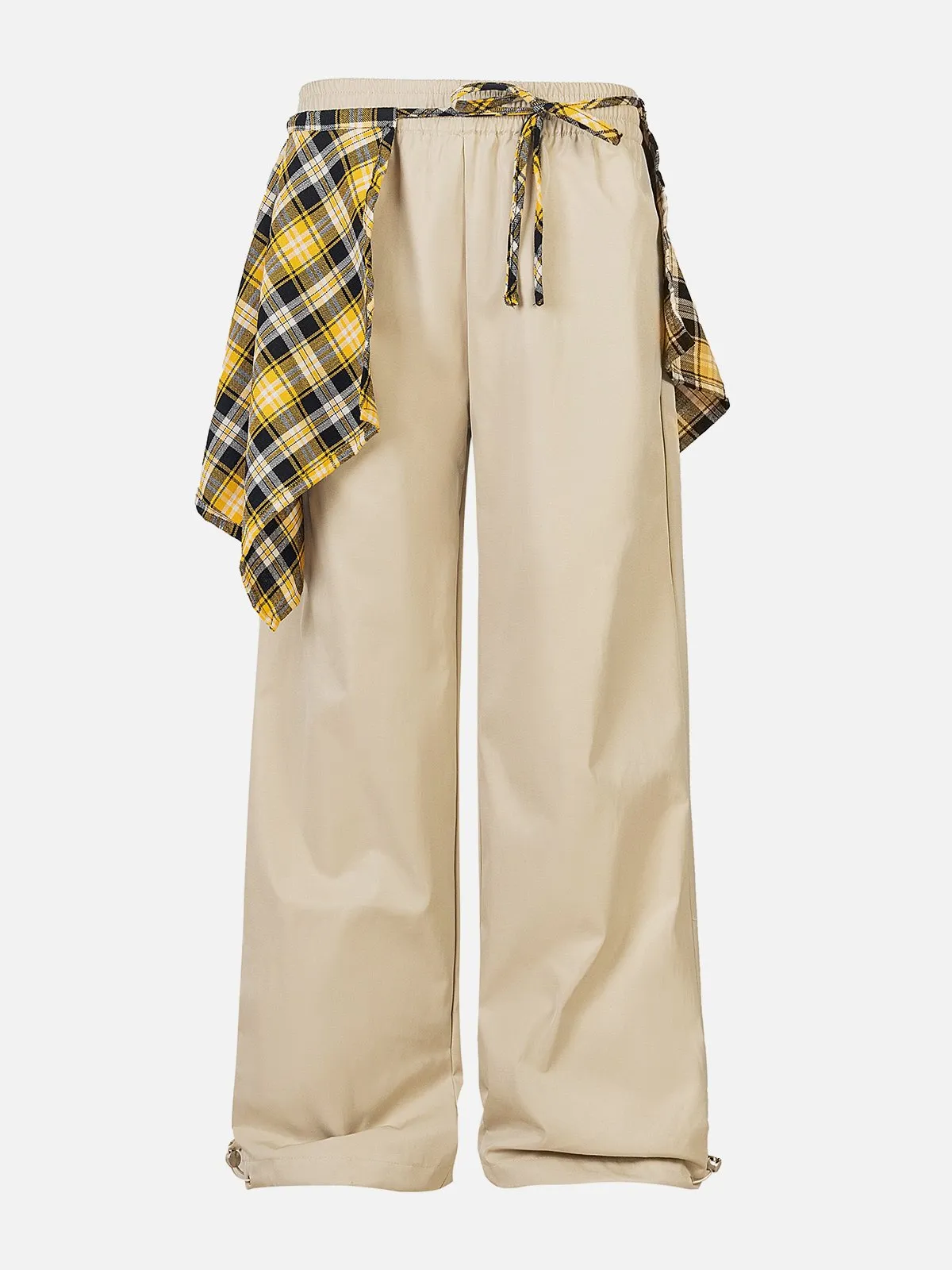 Abnehmbare karierte Baggy-Hose „Aelfric Eden“
