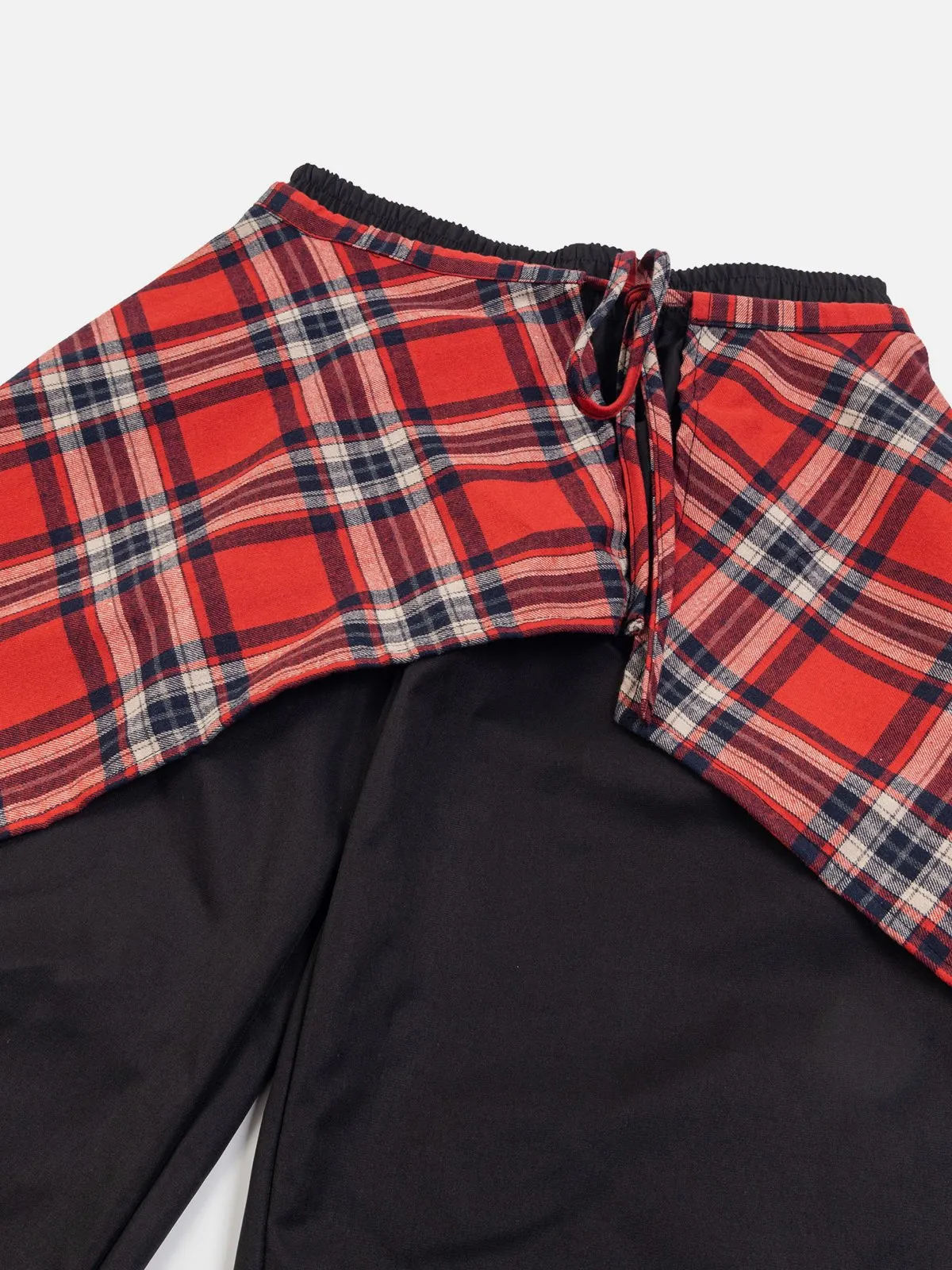 Abnehmbare karierte Baggy-Hose „Aelfric Eden“