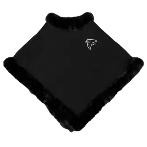 Atlanta Falcons Fur Trim Poncho