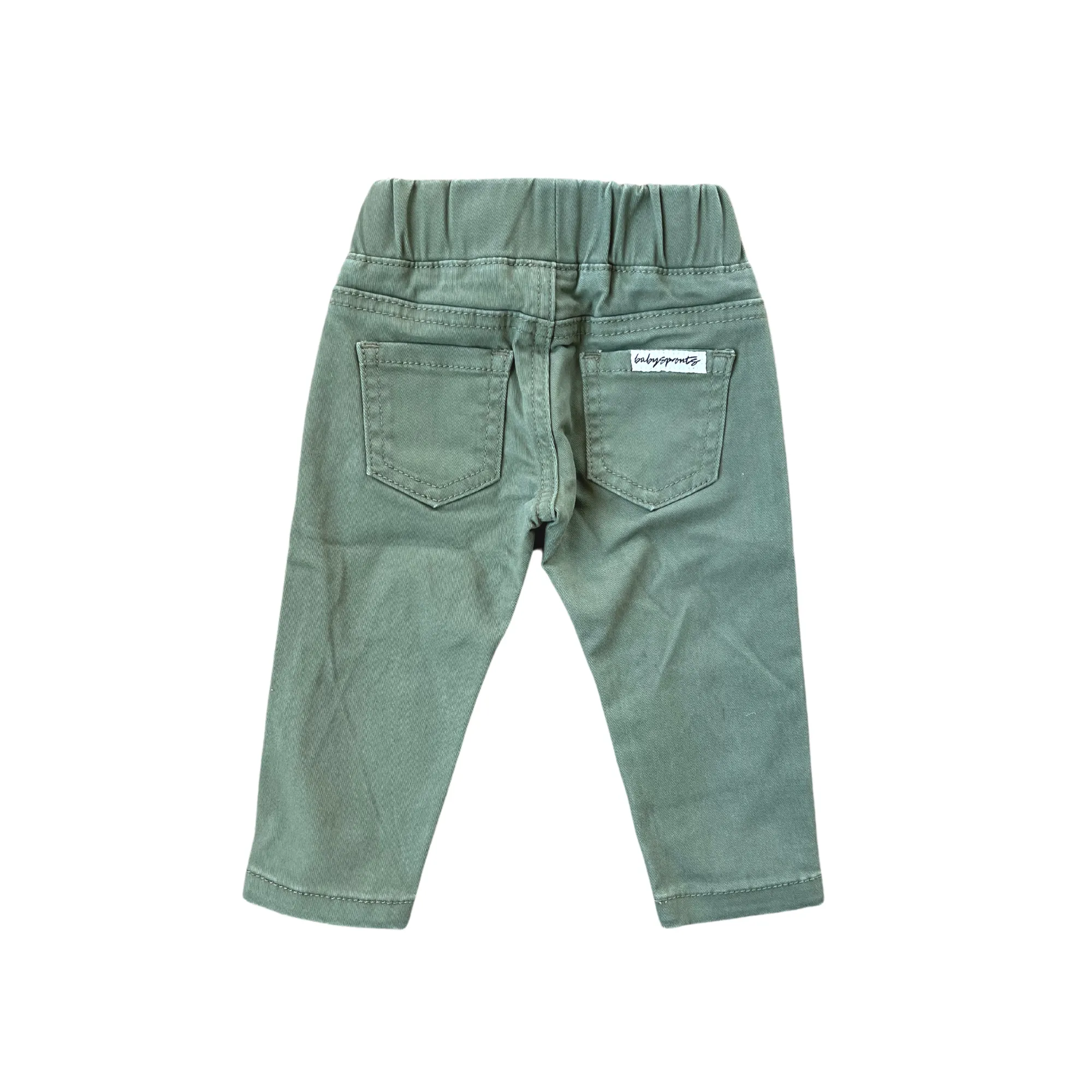 Babysprouts || Boys Olive Denim Jeans