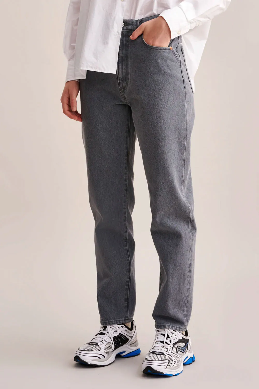 Bellerose - Perkins Jeans: Grey Bleach