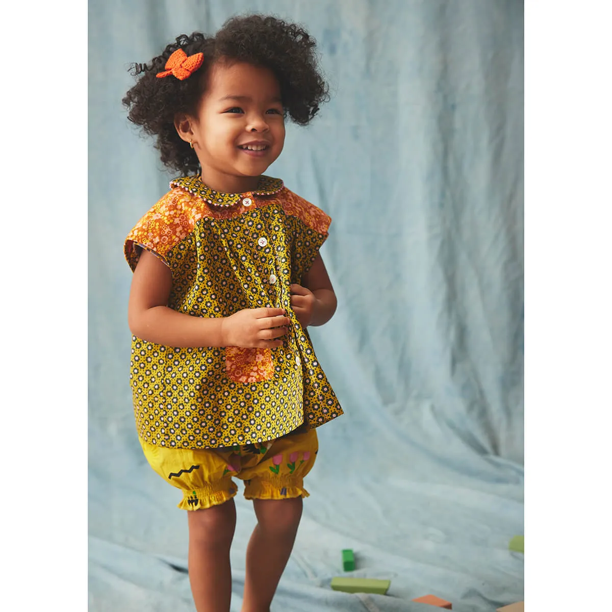 Bloomers in Pistachio Daleyden Fête by Misha & Puff - Last One In Stock - 4 Years