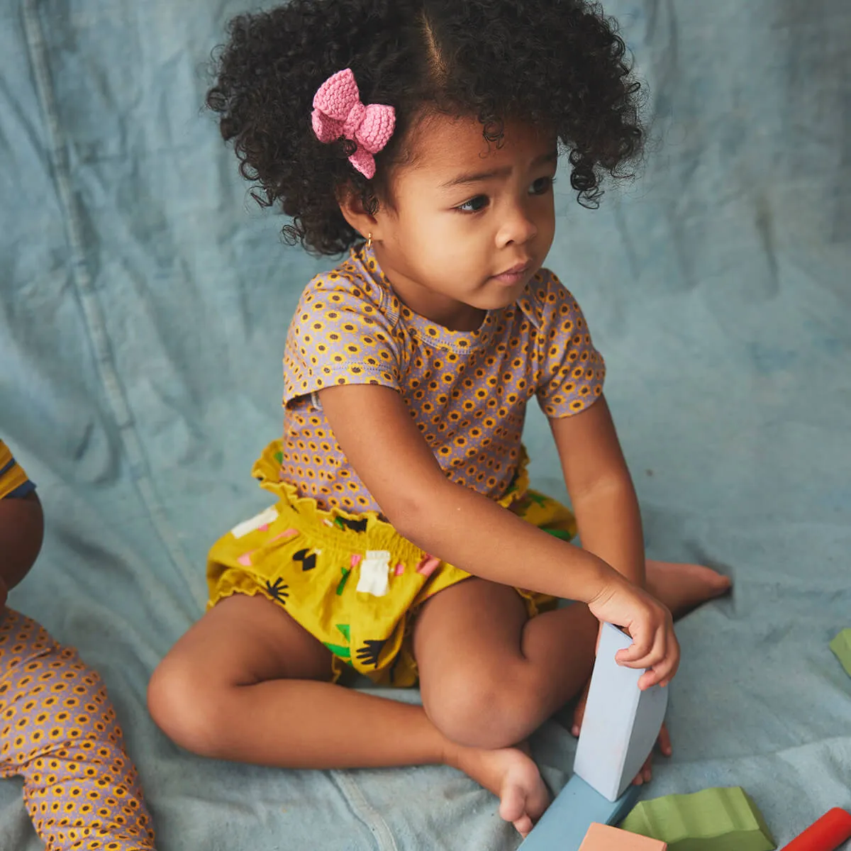Bloomers in Pistachio Daleyden Fête by Misha & Puff - Last One In Stock - 4 Years