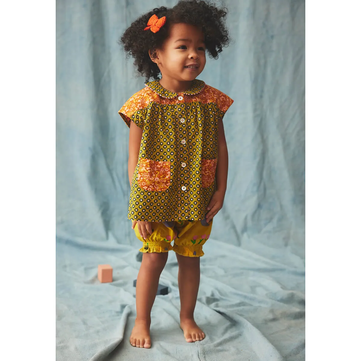 Bloomers in Pistachio Daleyden Fête by Misha & Puff - Last One In Stock - 4 Years
