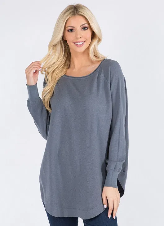 Boatneck Sweater (7 Colors)
