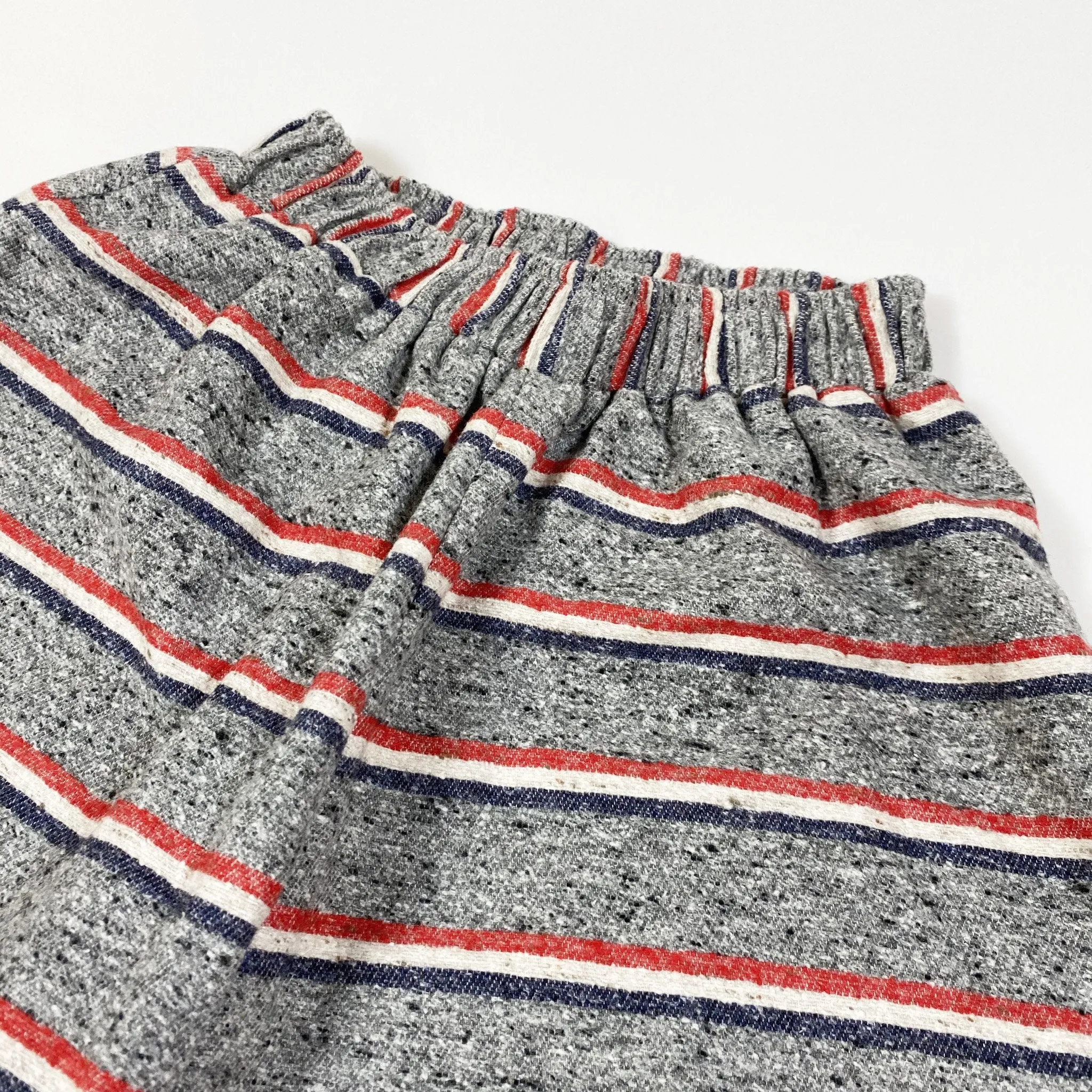 Boy   Girl grey/red striped Siena culottes Second Season 8Y