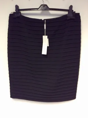 BRAND NEW GINA BACCONI BLACK PLEAT PENCIL SKIRT SIZE 20