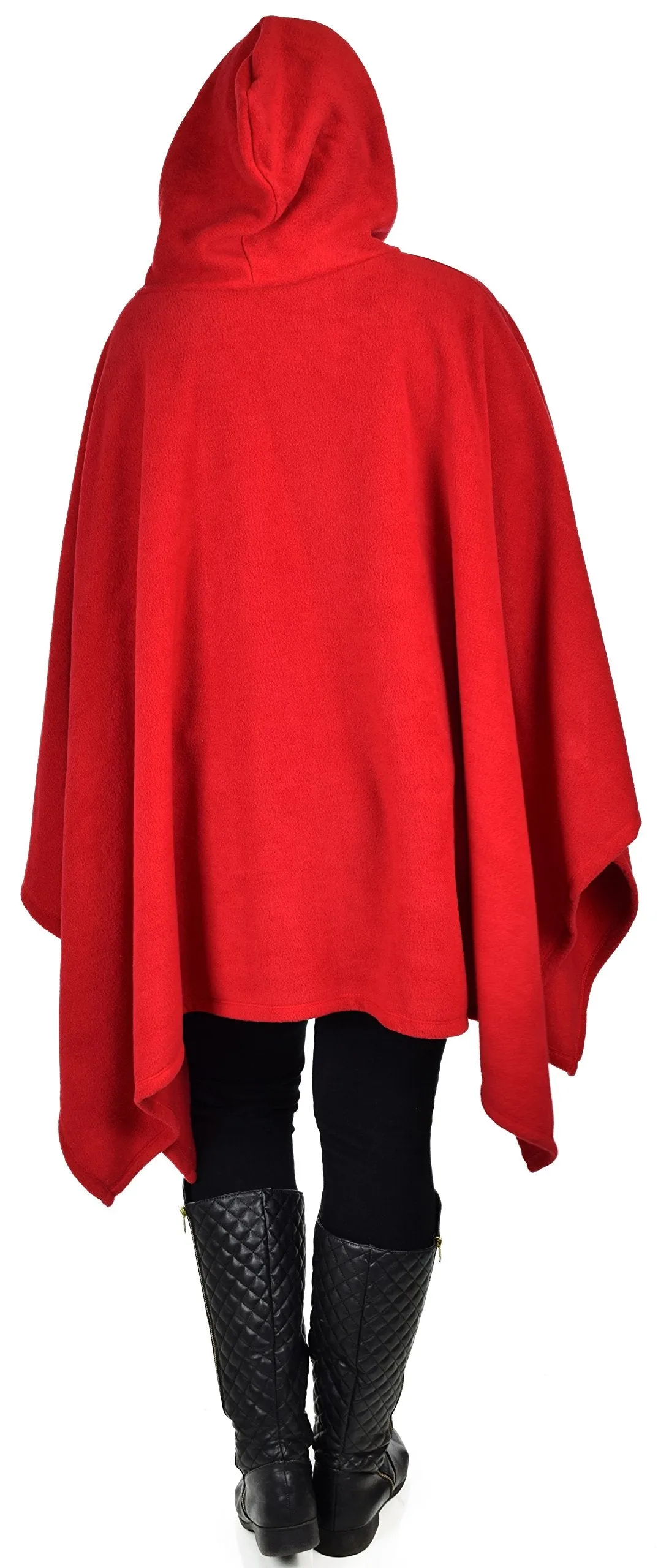 Dare2bStylish Women Poncho Style Hoodie Sweater Fleece Cover Up for Cold Weather