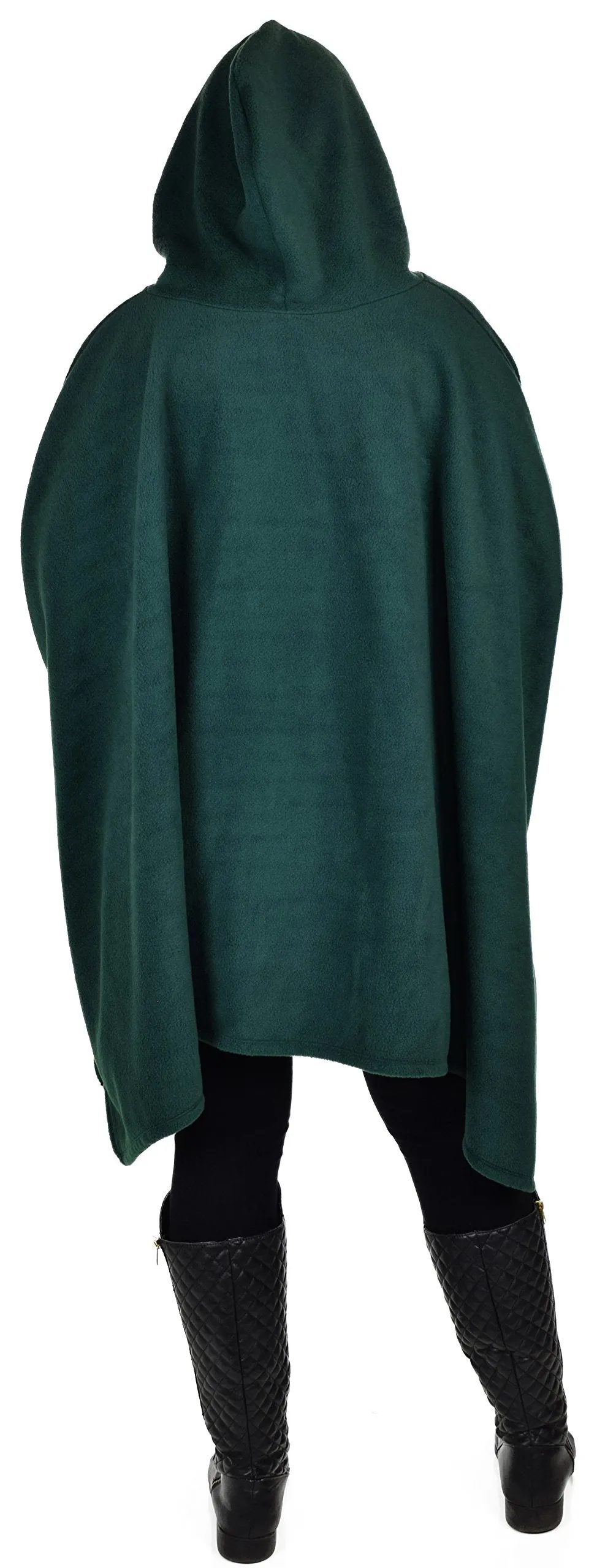 Dare2bStylish Women Poncho Style Hoodie Sweater Fleece Cover Up for Cold Weather
