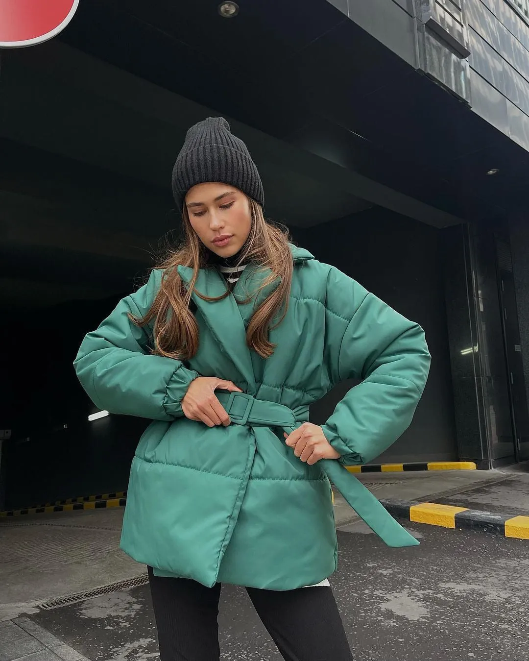Dawn – Stylish Waisted Overcoat