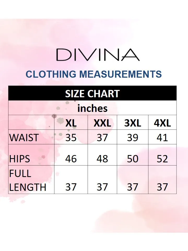 Divina Plus Size Button Front Pants