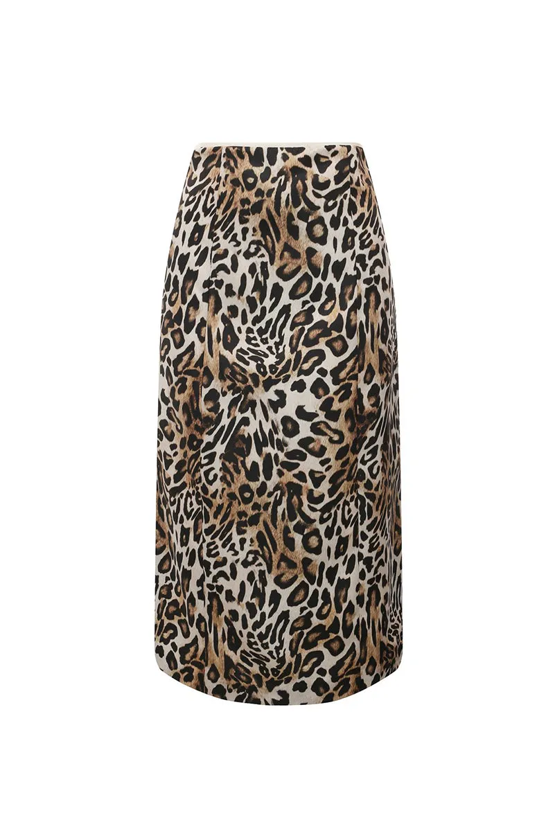 Duchesse Skirt - Leopard