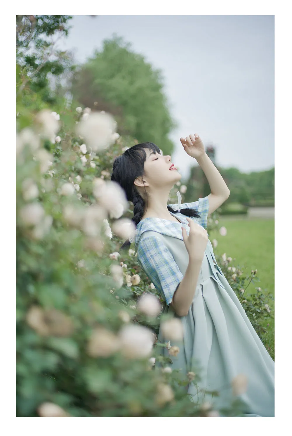 EESSILY~Macaron Waffle~Kawaii Lolita Short Sleeve Summer OP