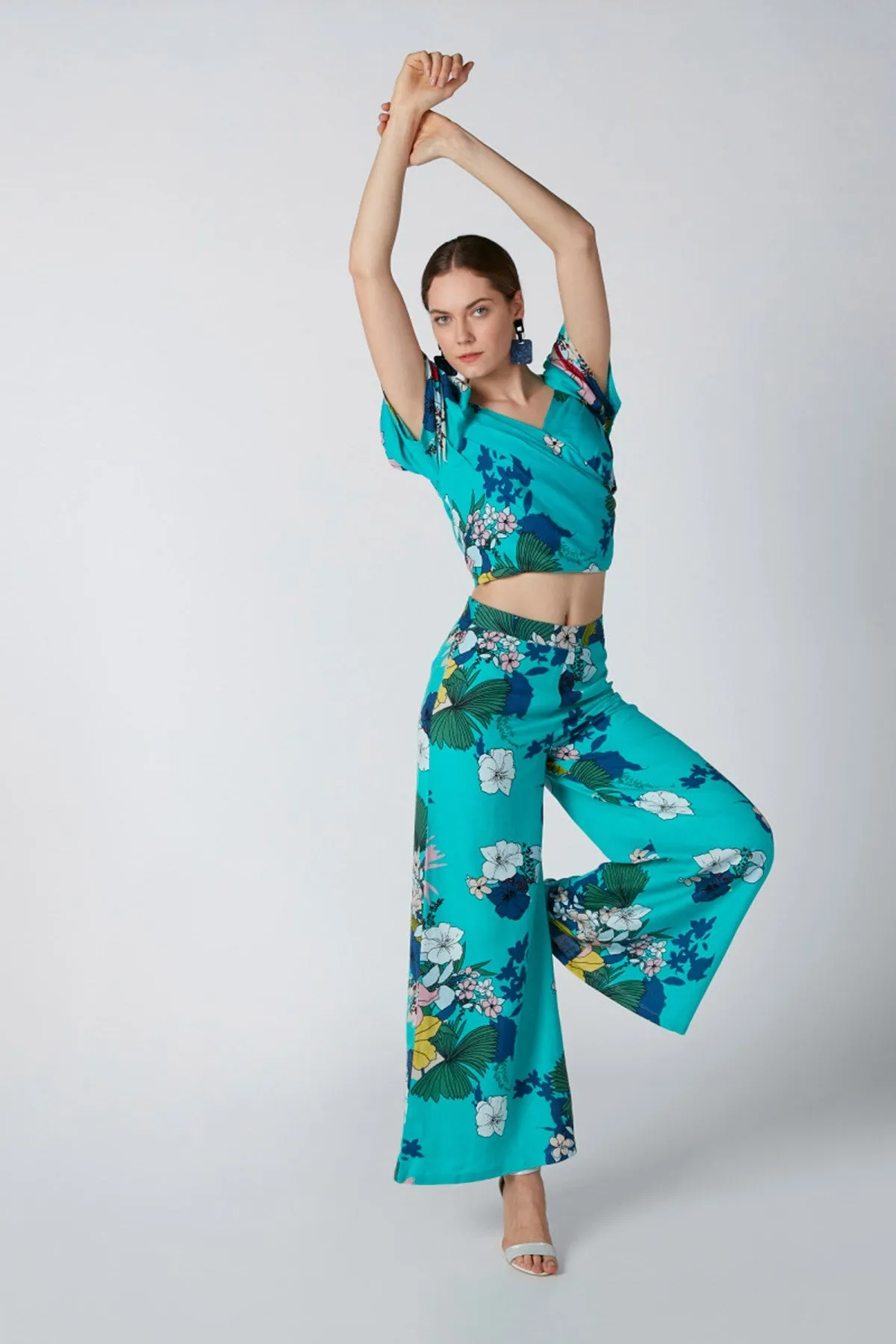 Floral Printed Palazzo Pants