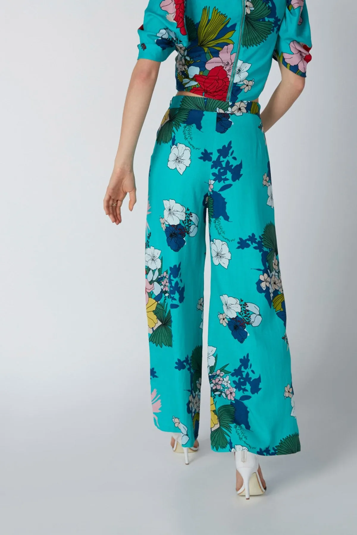 Floral Printed Palazzo Pants