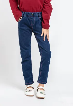 Forest Kids Girls Jeans Kids Girl Denim Long Pants | Seluar Budak Perempuan Jeans - FK810003