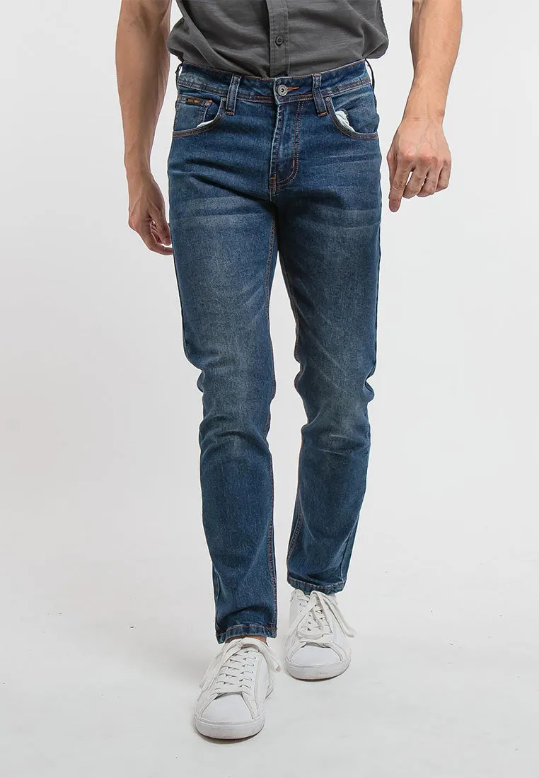 Forest Stretchable Slim Fit Jeans Men Denim Jeans | Seluar Jeans Lelaki Slim Fit - 610194