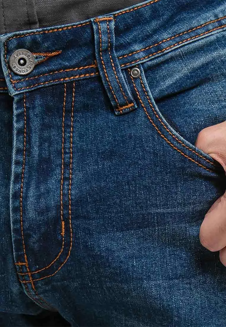 Forest Stretchable Slim Fit Jeans Men Denim Jeans | Seluar Jeans Lelaki Slim Fit - 610194