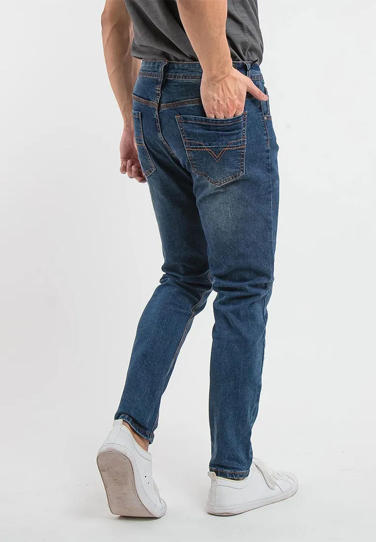 Forest Stretchable Slim Fit Jeans Men Denim Jeans | Seluar Jeans Lelaki Slim Fit - 610194