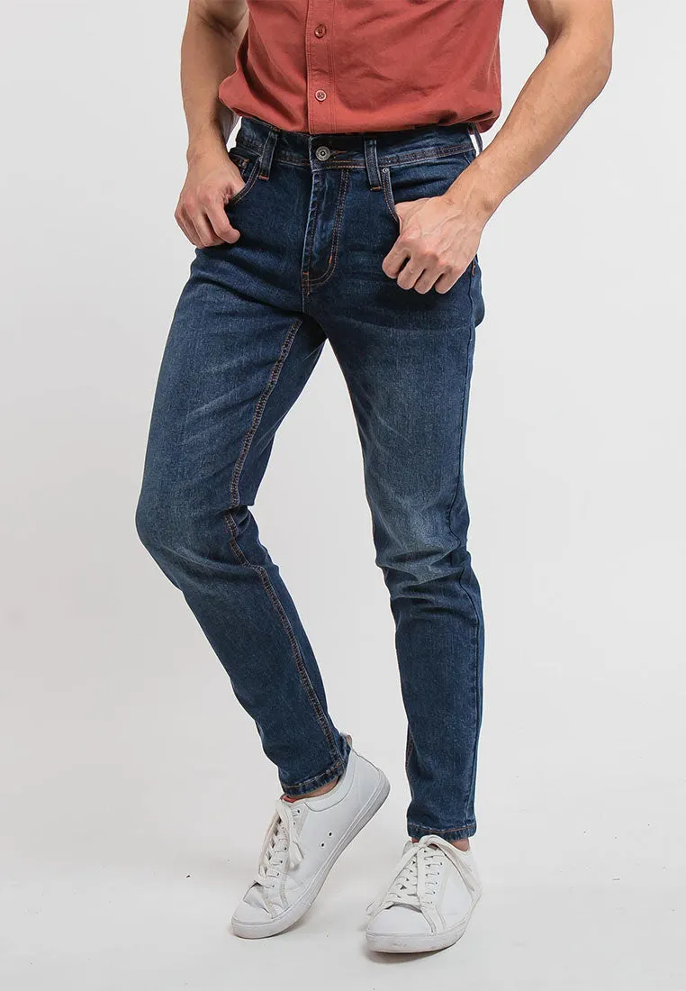 Forest Stretchable Slim Fit Jeans Men Denim Jeans | Seluar Jeans Lelaki Slim Fit - 610194
