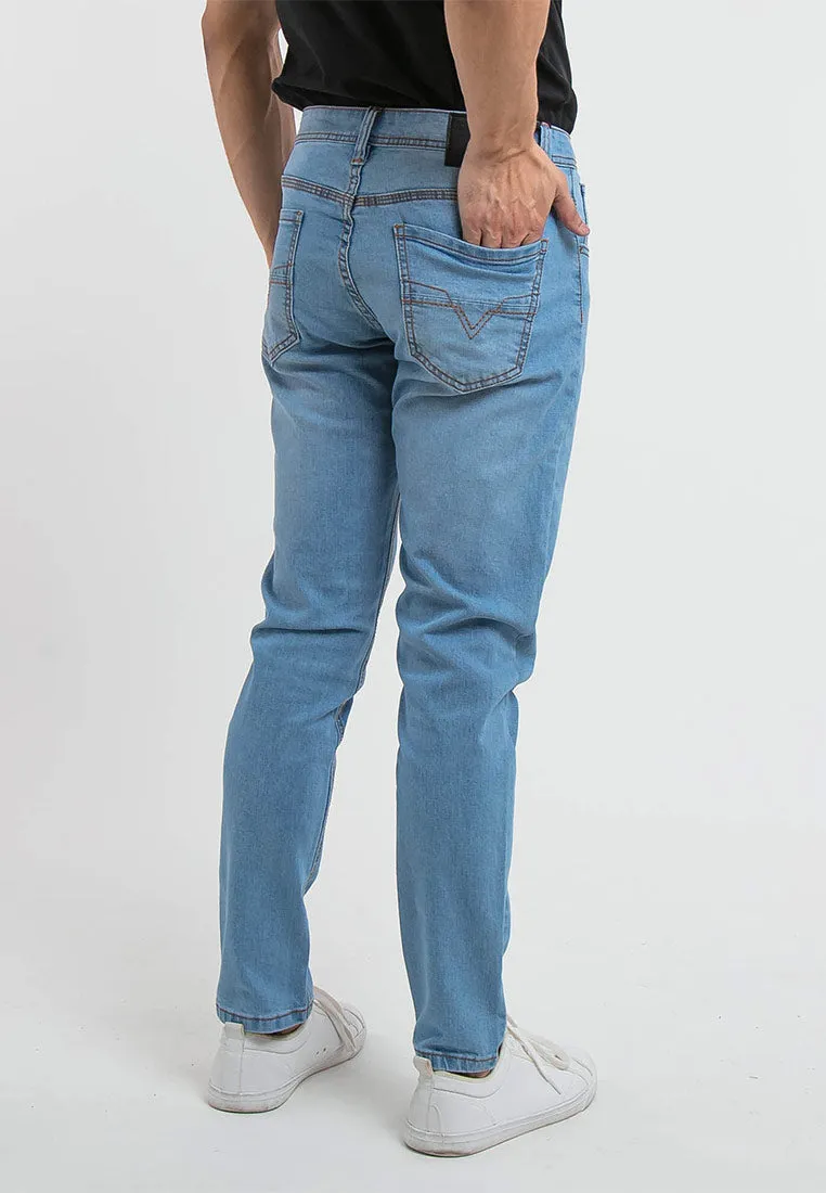 Forest Stretchable Slim Fit Jeans Men Denim Jeans | Seluar Jeans Lelaki Slim Fit - 610194