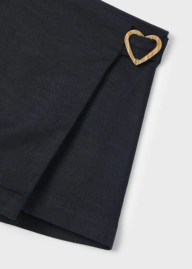 Girls Heart Buckle Skort