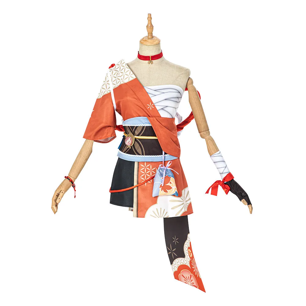 Gvavaya Game Cosplay Genshin Impact Inazuma Yoimiya Cosplay Costume