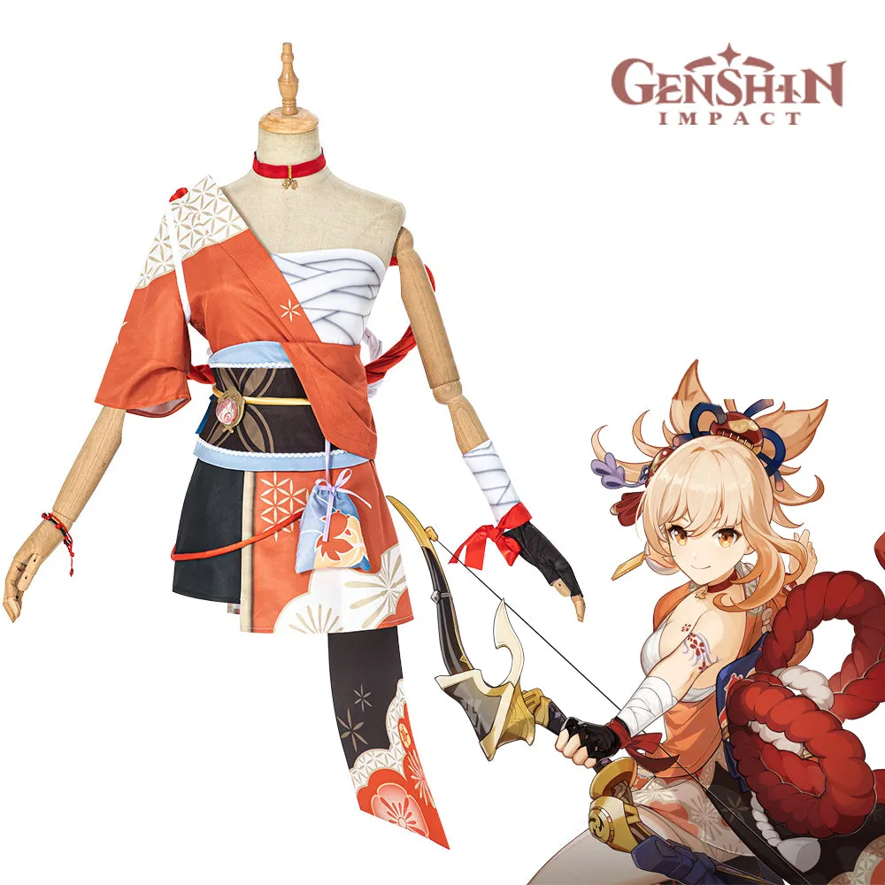 Gvavaya Game Cosplay Genshin Impact Inazuma Yoimiya Cosplay Costume