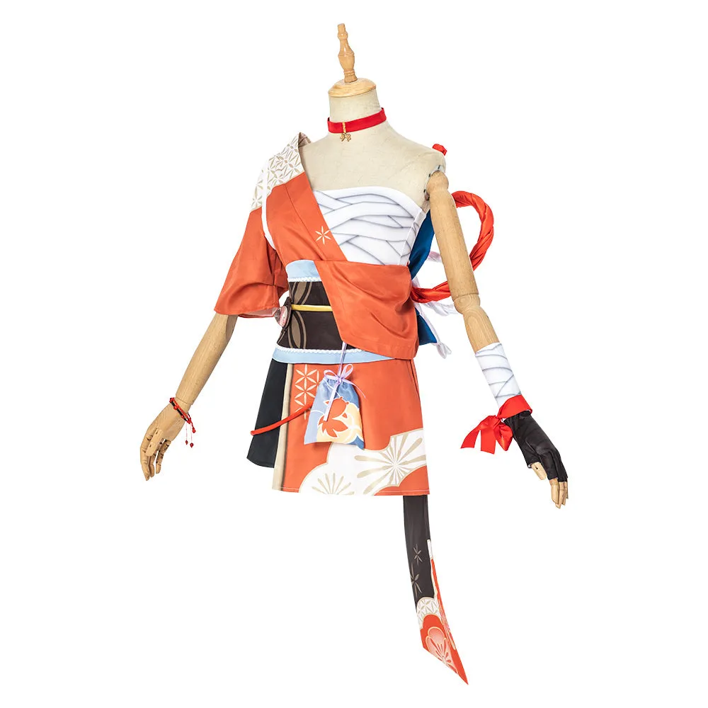 Gvavaya Game Cosplay Genshin Impact Inazuma Yoimiya Cosplay Costume