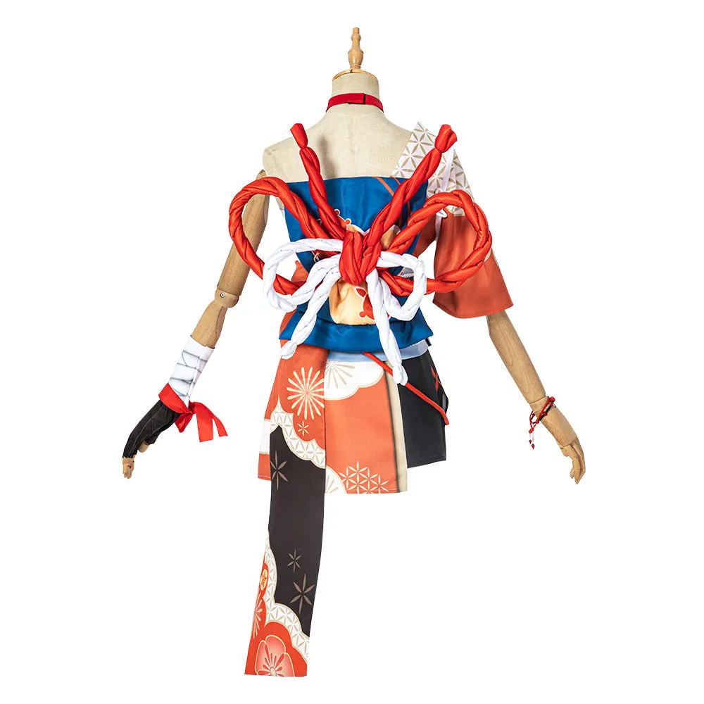 Gvavaya Game Cosplay Genshin Impact Inazuma Yoimiya Cosplay Costume