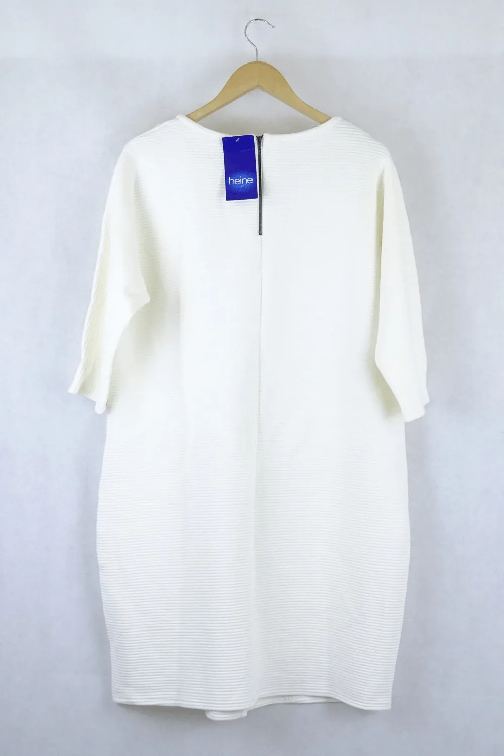 Heine White Jersey, Zip Front Pockets 44 (Au 16)