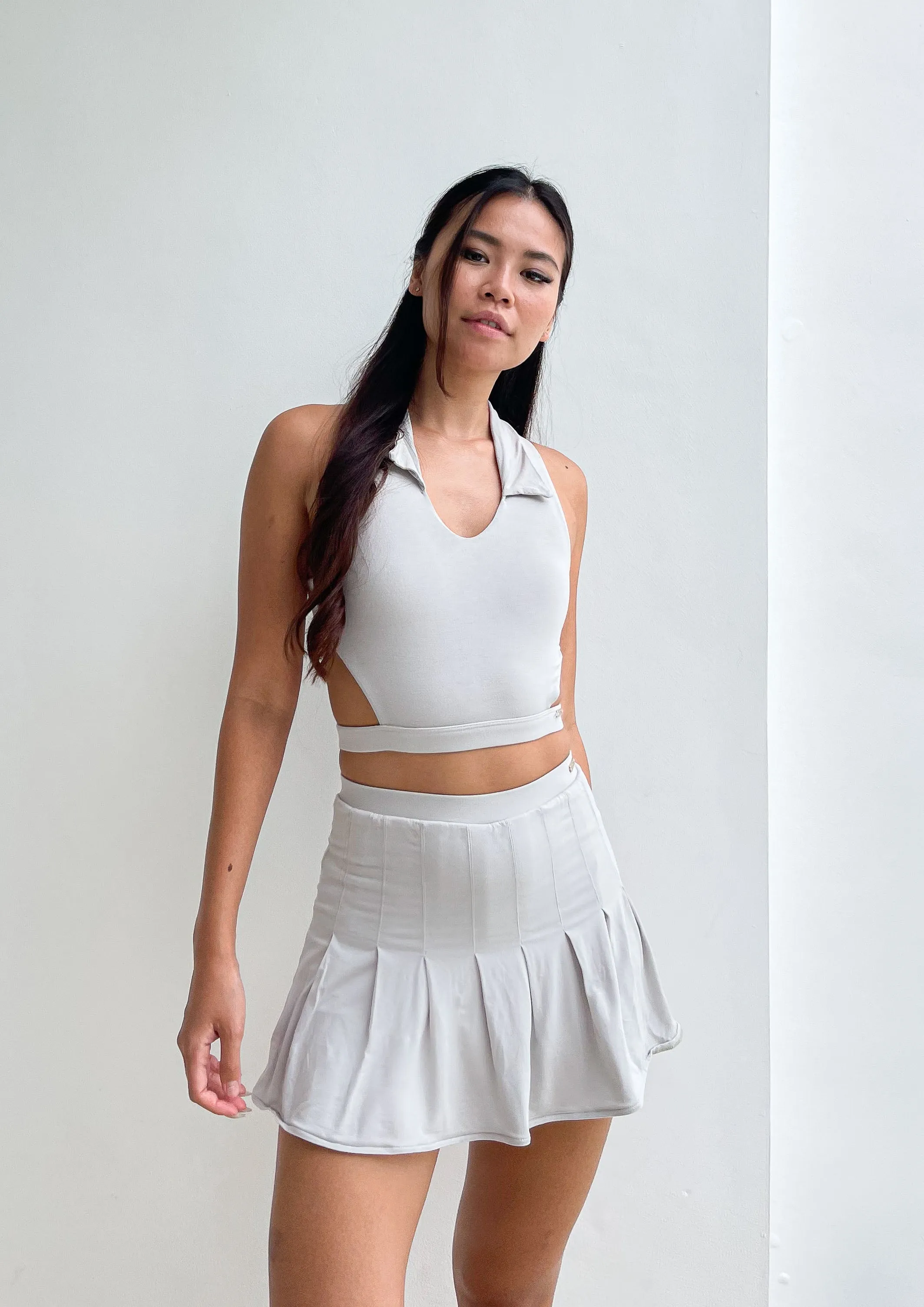 Hemera Skirt In Ash Gray