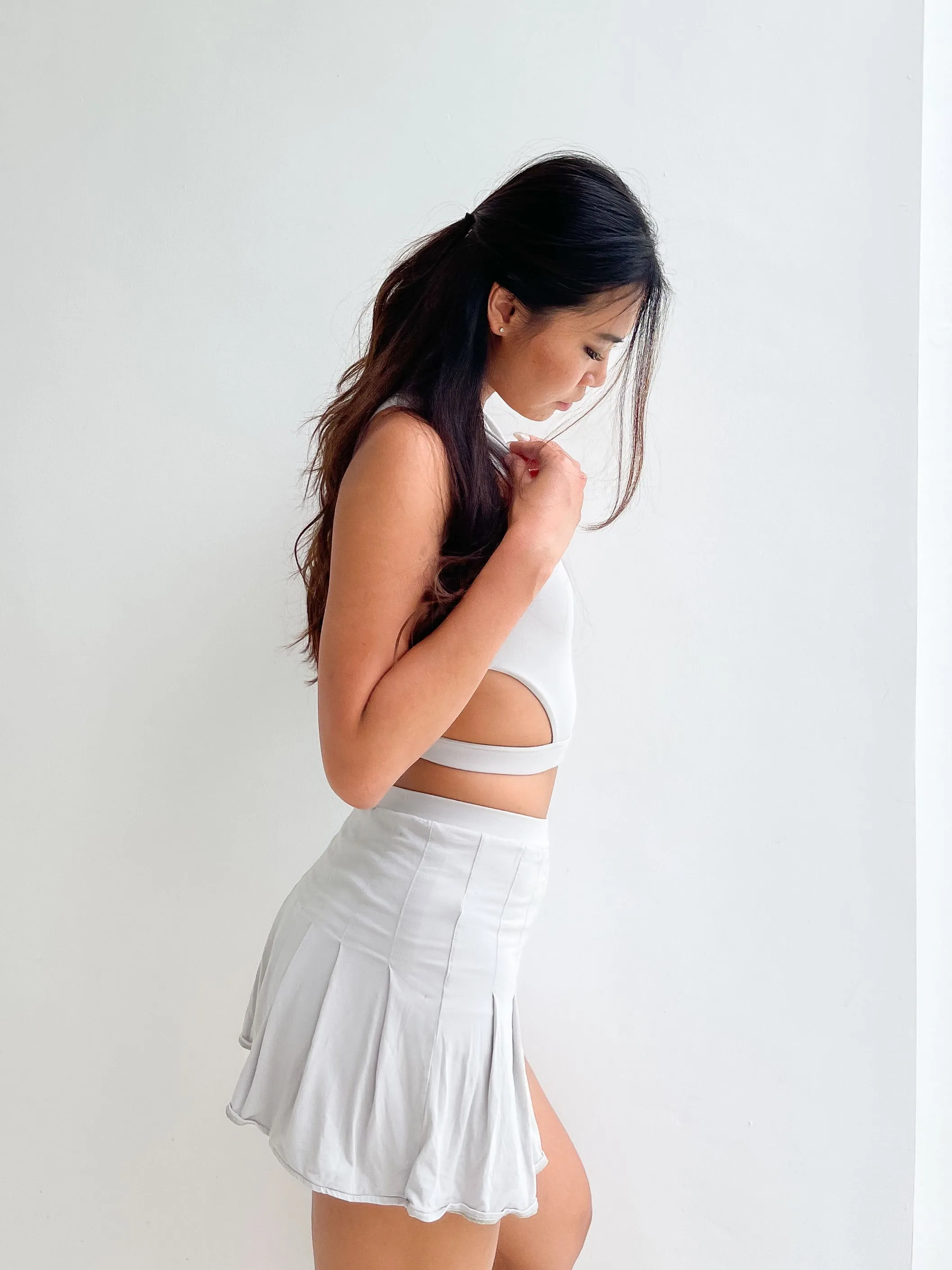 Hemera Skirt In Ash Gray
