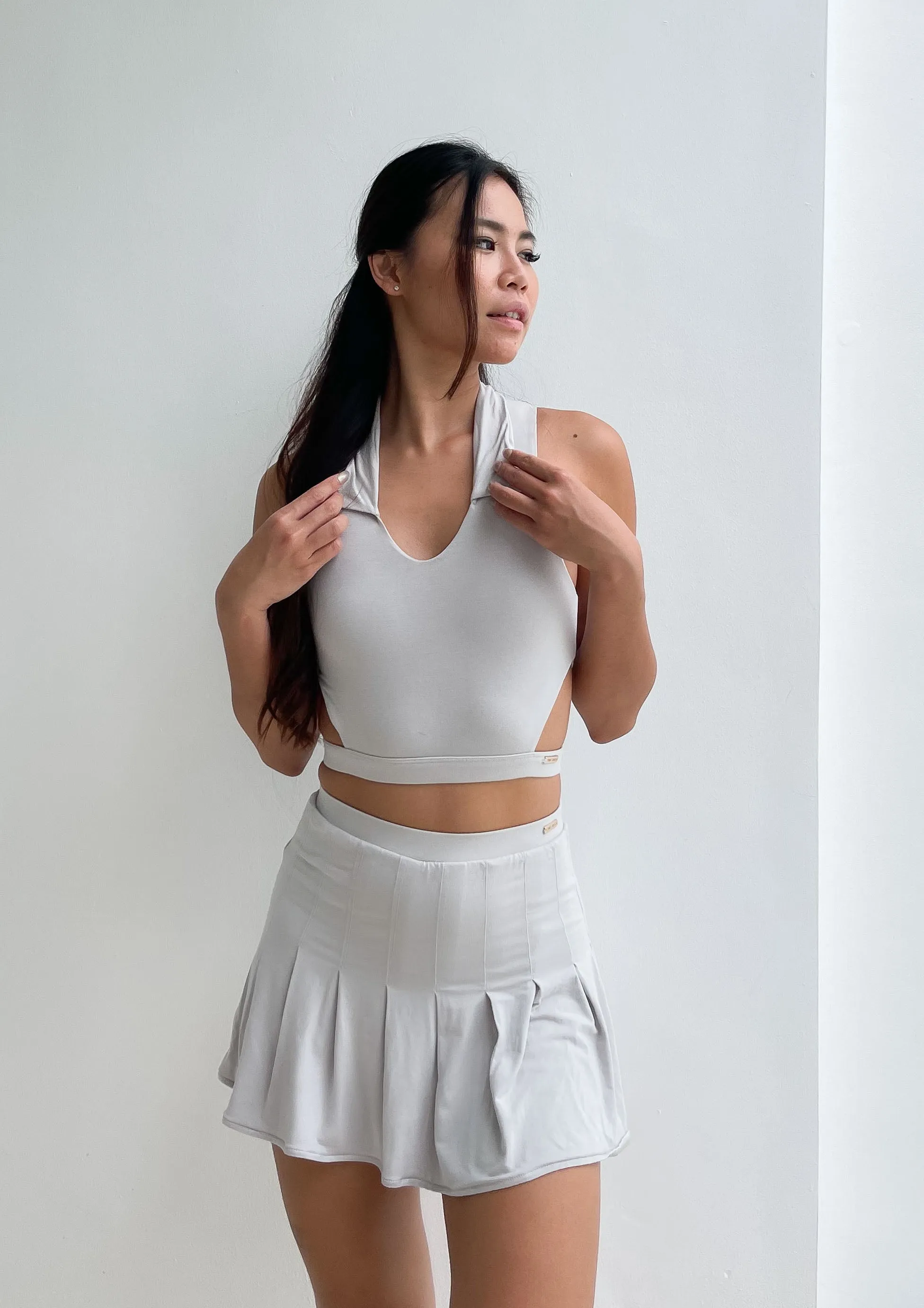 Hemera Skirt In Ash Gray