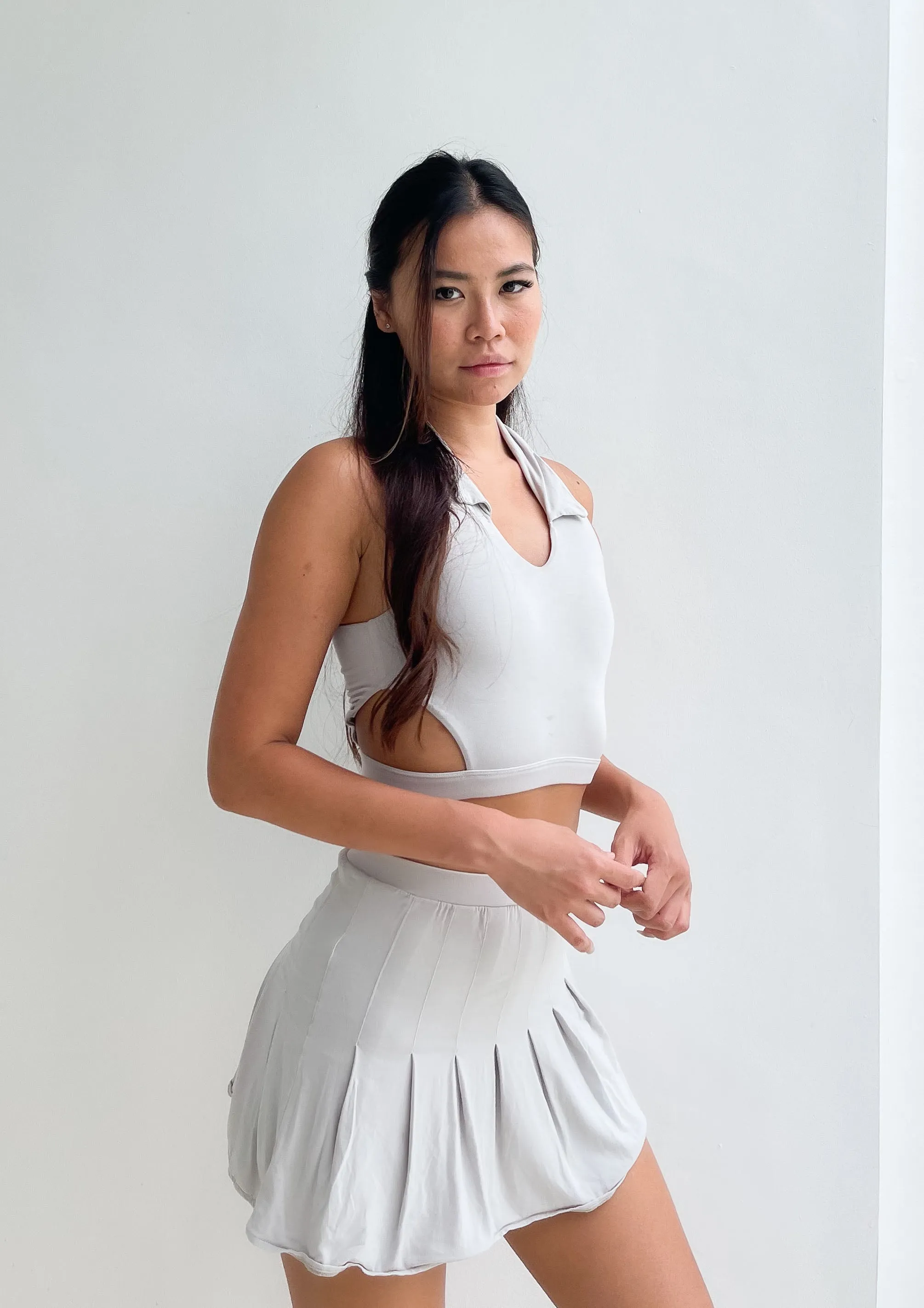 Hemera Skirt In Ash Gray
