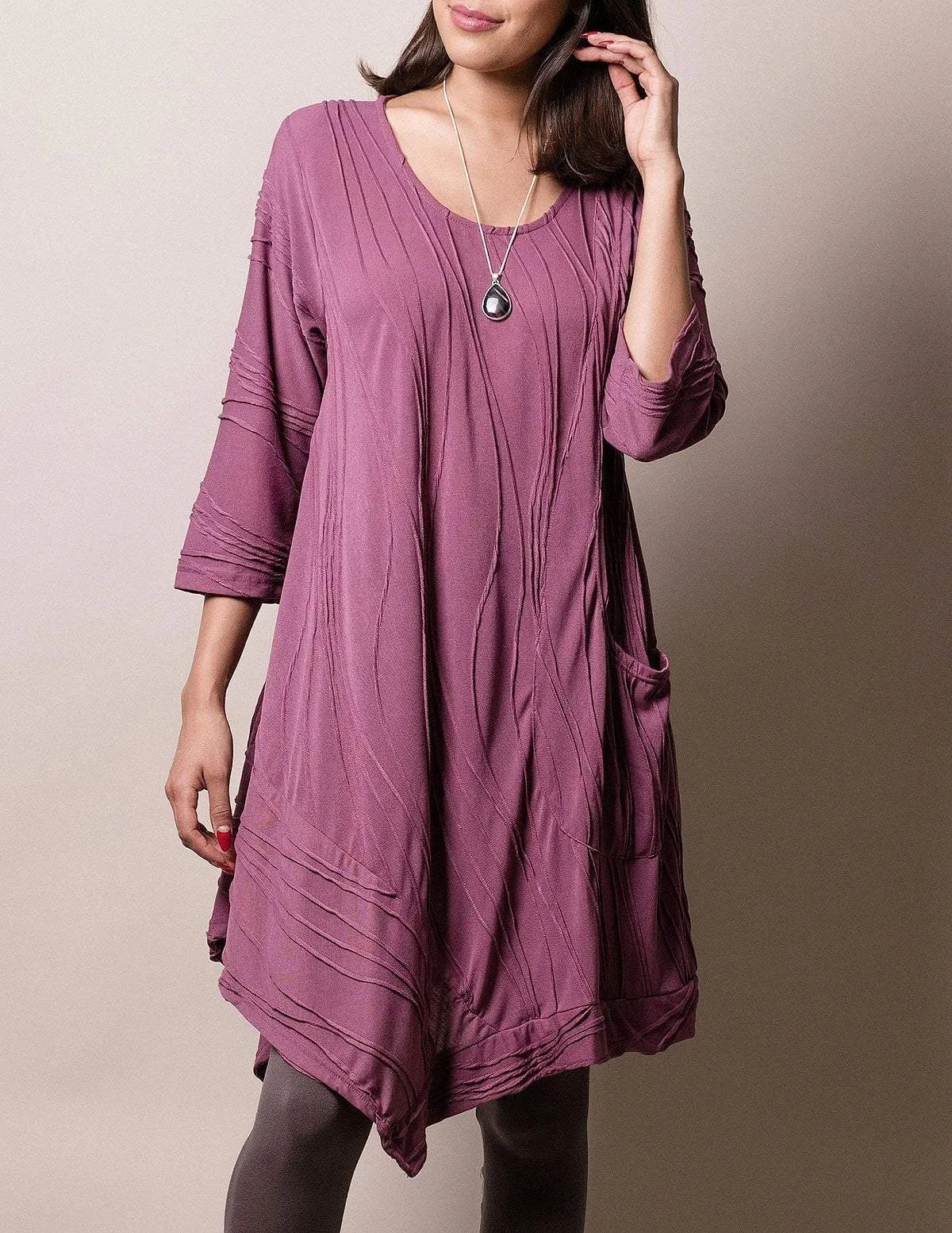 Jaya Tunic Dress - Rose