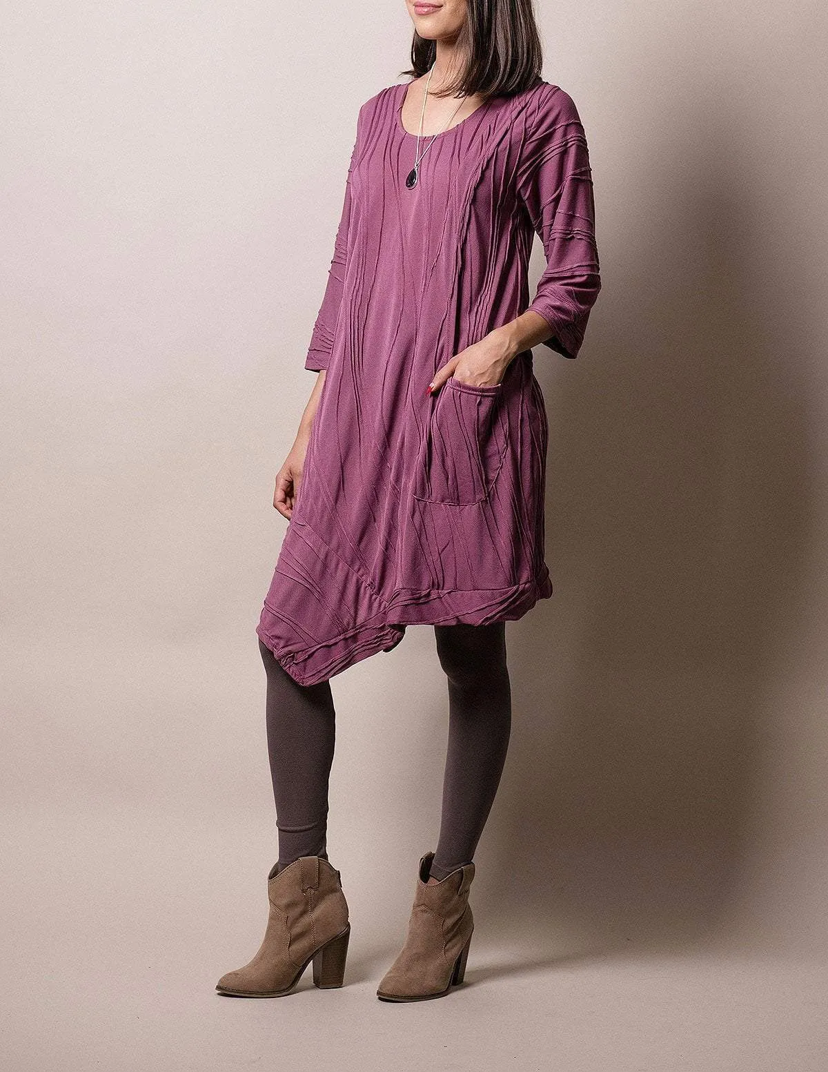 Jaya Tunic Dress - Rose