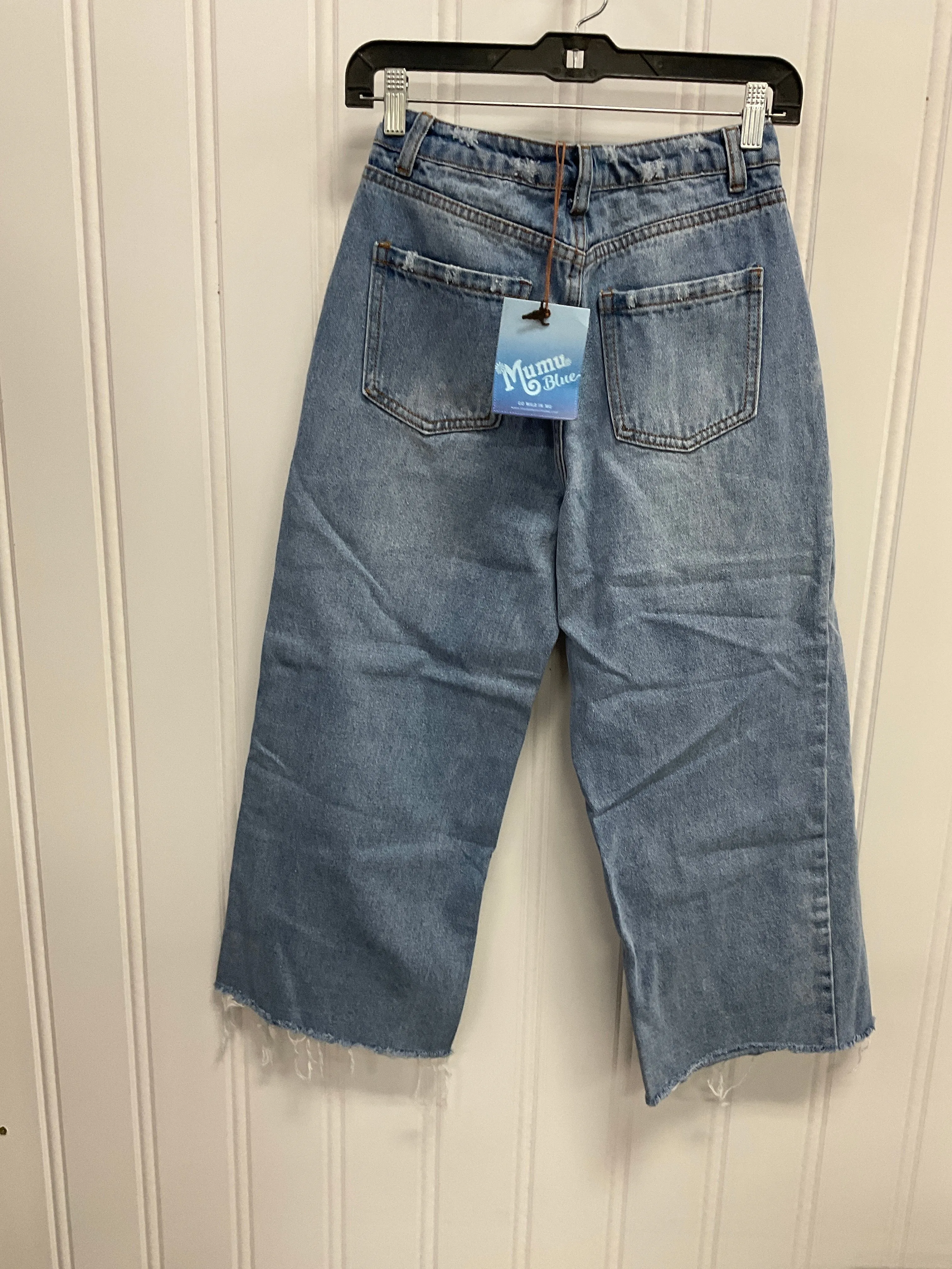 Jeans Cropped By Clothes Mentor In Blue Denim, Size:2