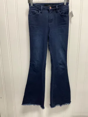 Jeans Flared By Flying Monkey In Blue Denim, Size:0