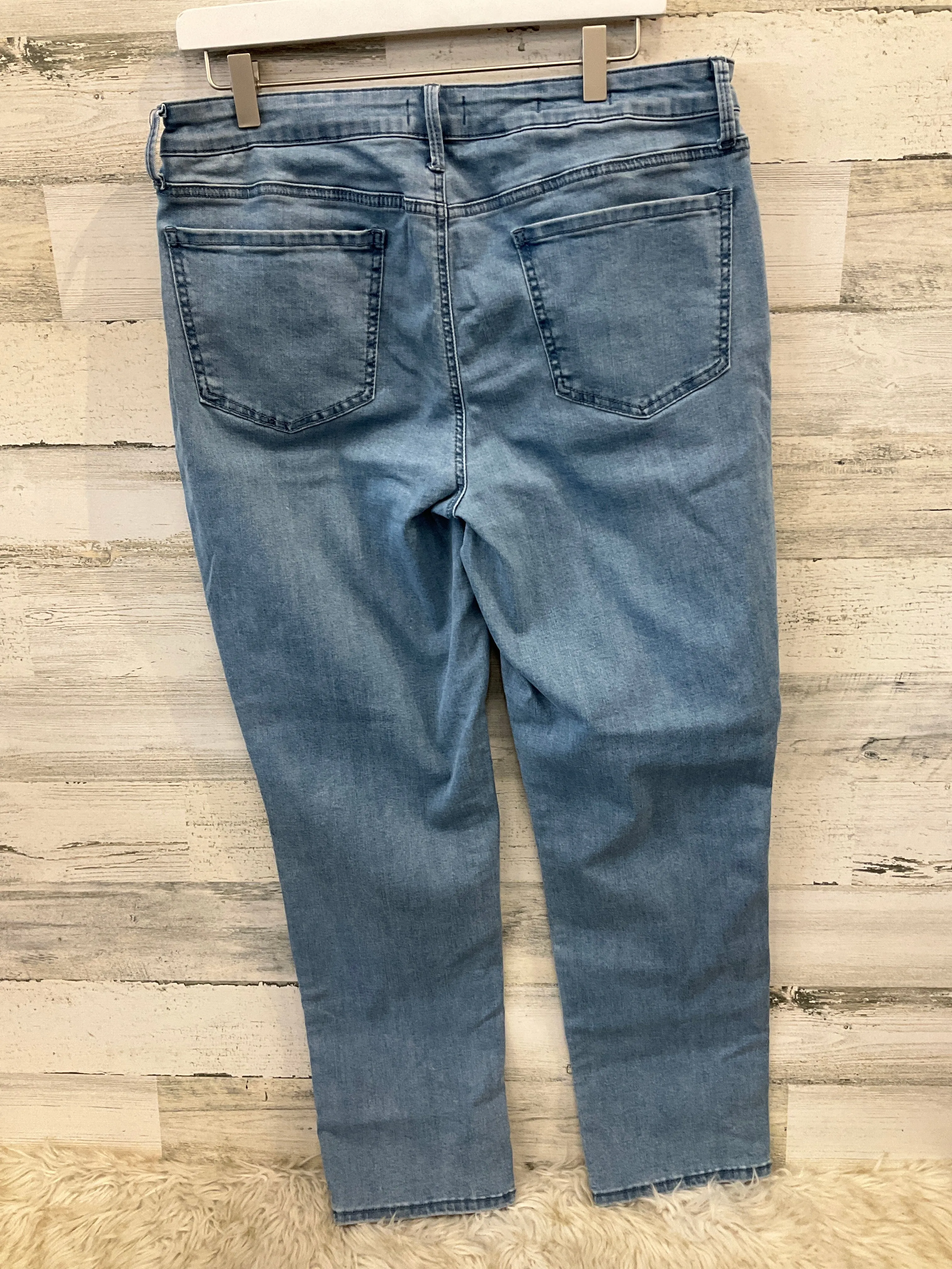 Jeans Straight By Not Your Daughters Jeans In Blue Denim, Size: 12
