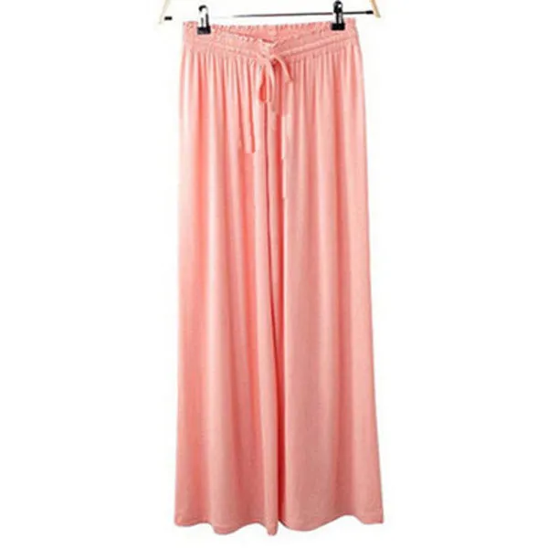 Korean Modal Plus Size Loose Casual Pants Thin Slimming Women Wide Leg Culottes