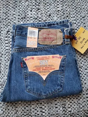 Levi's 501 - 32"x34" red tab, SOLD