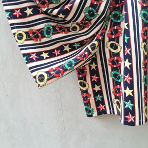 Life Savers | Vintage Nautical Life Buoys, Starts and Ropes Knots 1980s Summer Shorts