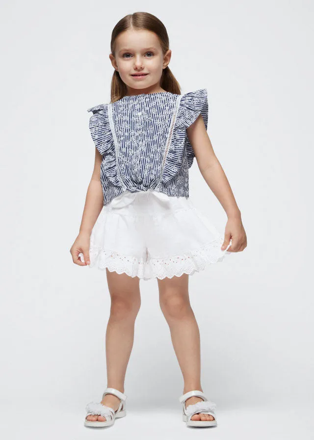 Little Girls White Skirt