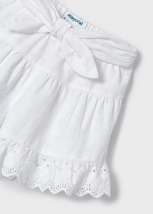 Little Girls White Skirt