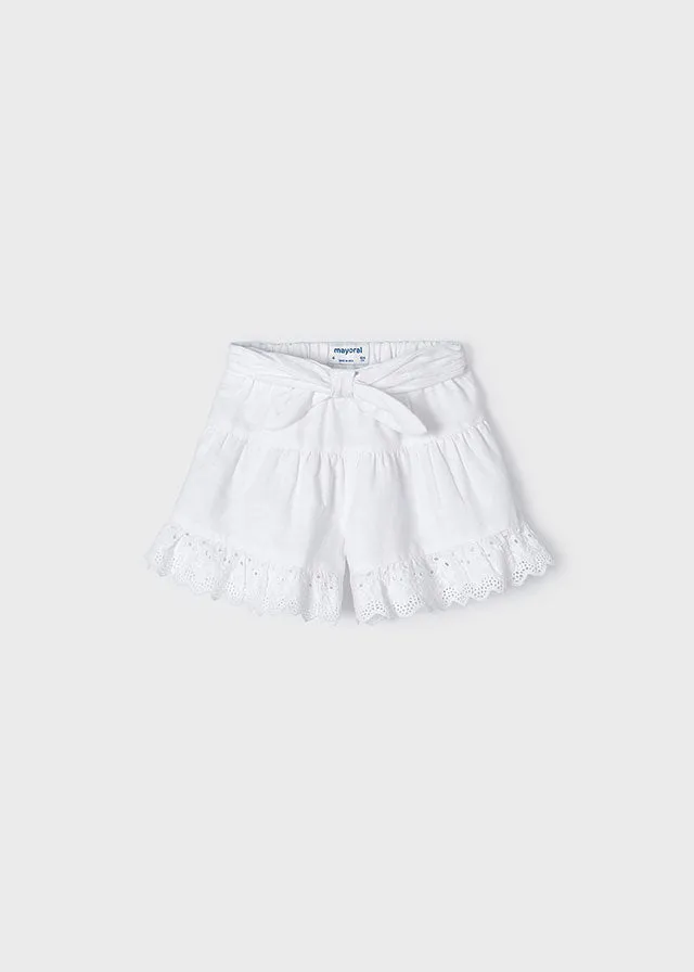 Little Girls White Skirt