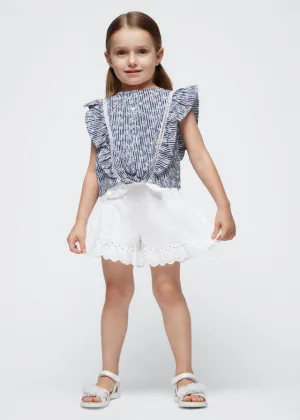 Little Girls White Skirt