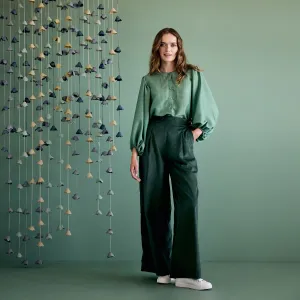 Long Culottes - Forest Cord