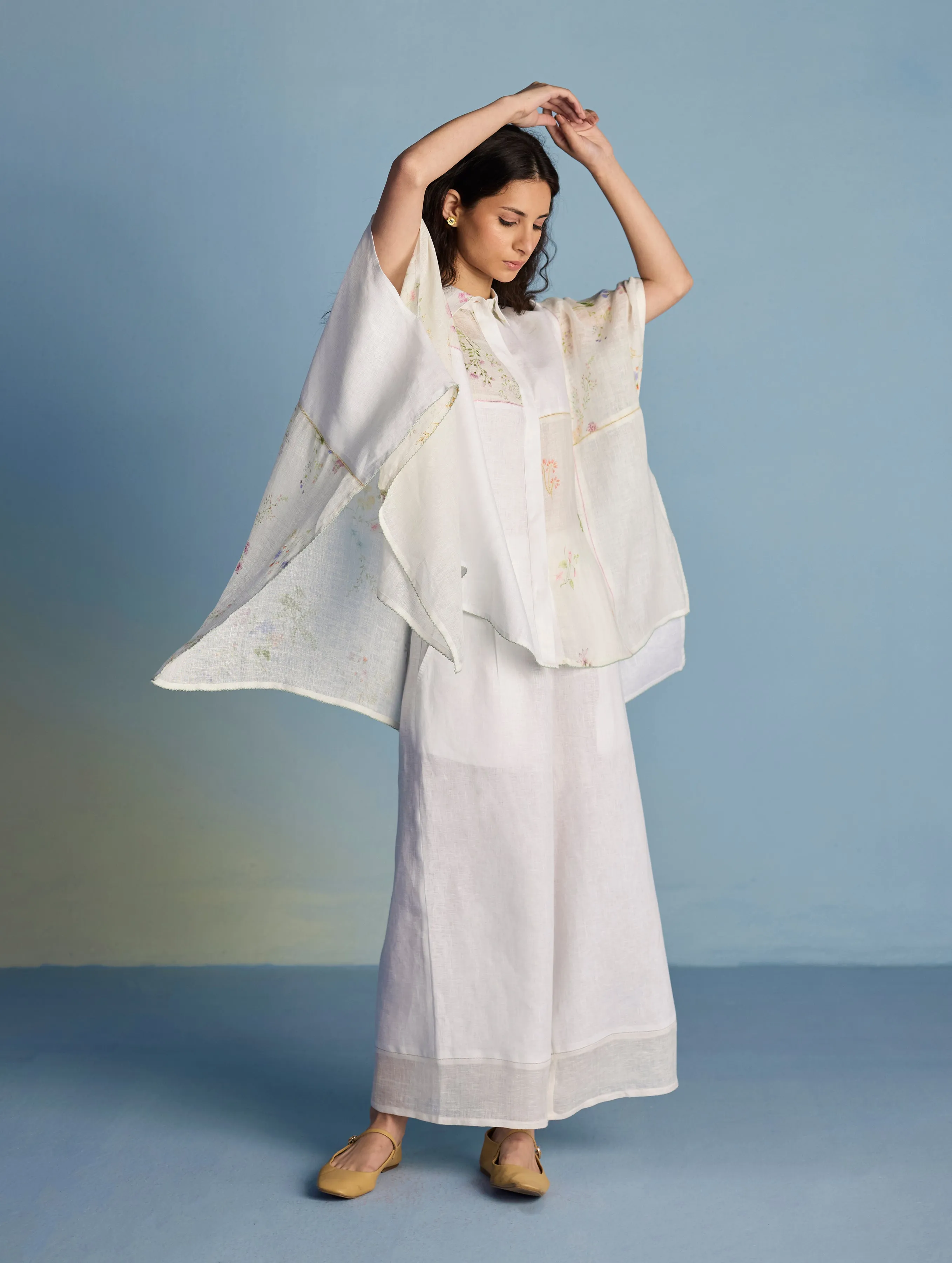 Mapa Linen Culottes - White