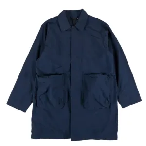 Mens Standardtypes Tec Overcoat In Navy